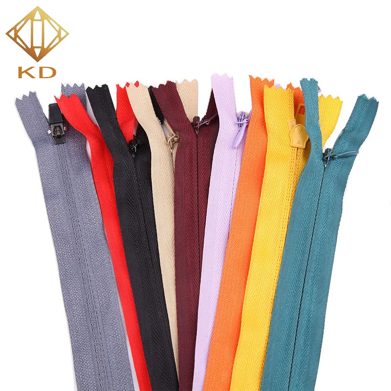 Low price eco-friendly lace type hidden zipper  for dresses