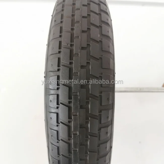 4.00-8 pneumatic wheel with metal rim for wheelbarrow