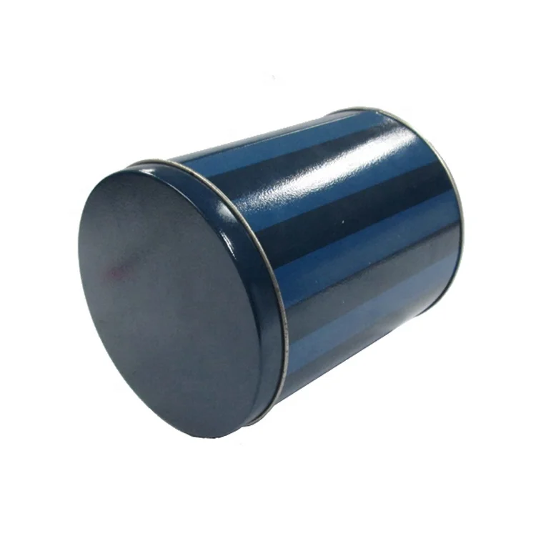 Customized Metal Packaging Blast Oil Printing Round Tin Can