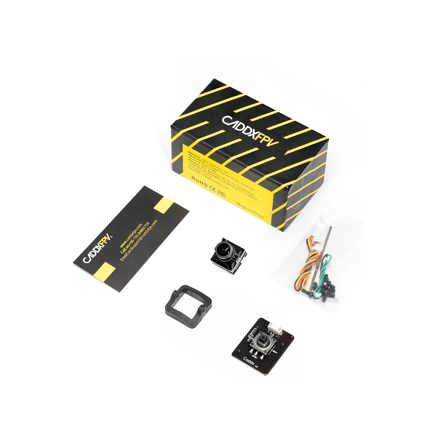 CADDX Baby Ratel 2 1/1.8 inch Starlight HDR Sensor 1200TVL Low Latency Day and Night Freestyle FPV Camera