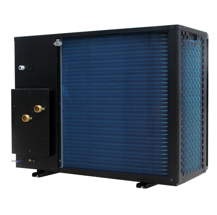55 Degree Heat Pump 14kw Air Source Heatpump Water Heater Quick Hot Water Space Heating Tube-in-shell Heat Exchanger OEM