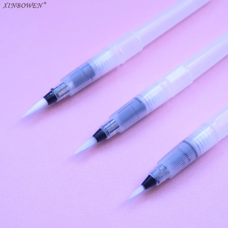 Xinbowen single water brush pen pointed nylon water storage soft brush has SML number