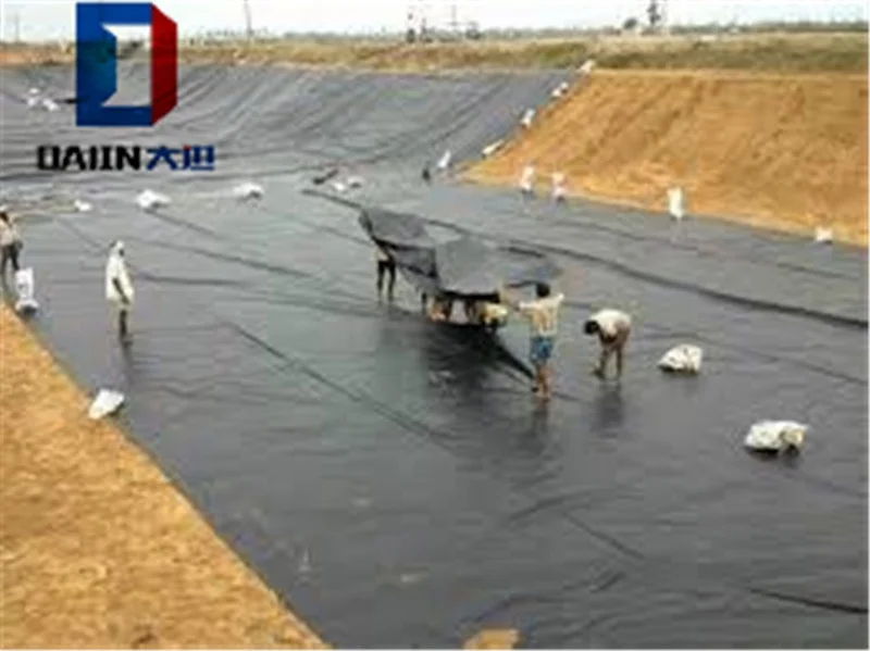  0 2 мм-3 мм полиэтилен HDPE / LDPE LLDPE геомембрана для подкладки на свалки и