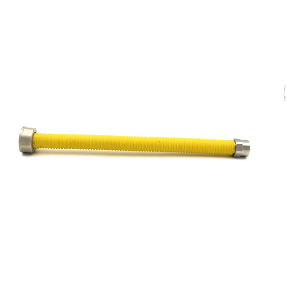 SS Flexible Metal Hose Flexible Water Hose Flexible Corrugated Gas Hose With Brass Head