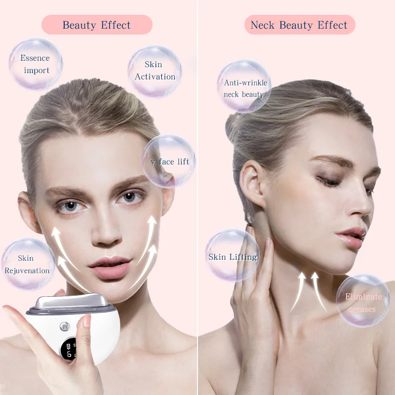 EMS gua sha instrument electric gua sha red light face massager gua sha body tool With heated colourful vibration function