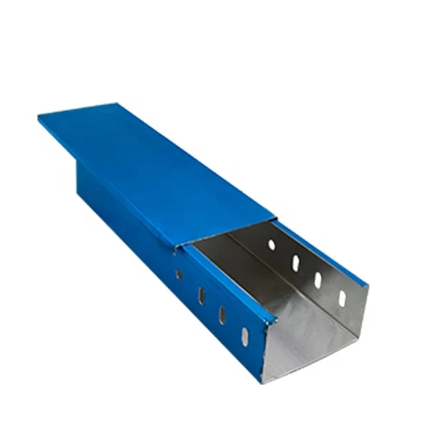CHANQING Factory Aluminium Metal Cable Raceway Cable Trunking Tray with Cover