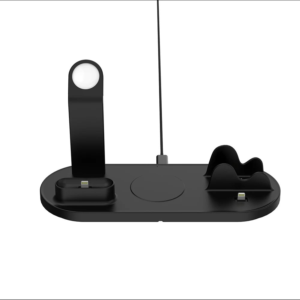 hot products top 20 amazon best sellers private label 5 in 1 multi charger station Wireless Quick Charging Fast Charger Pad