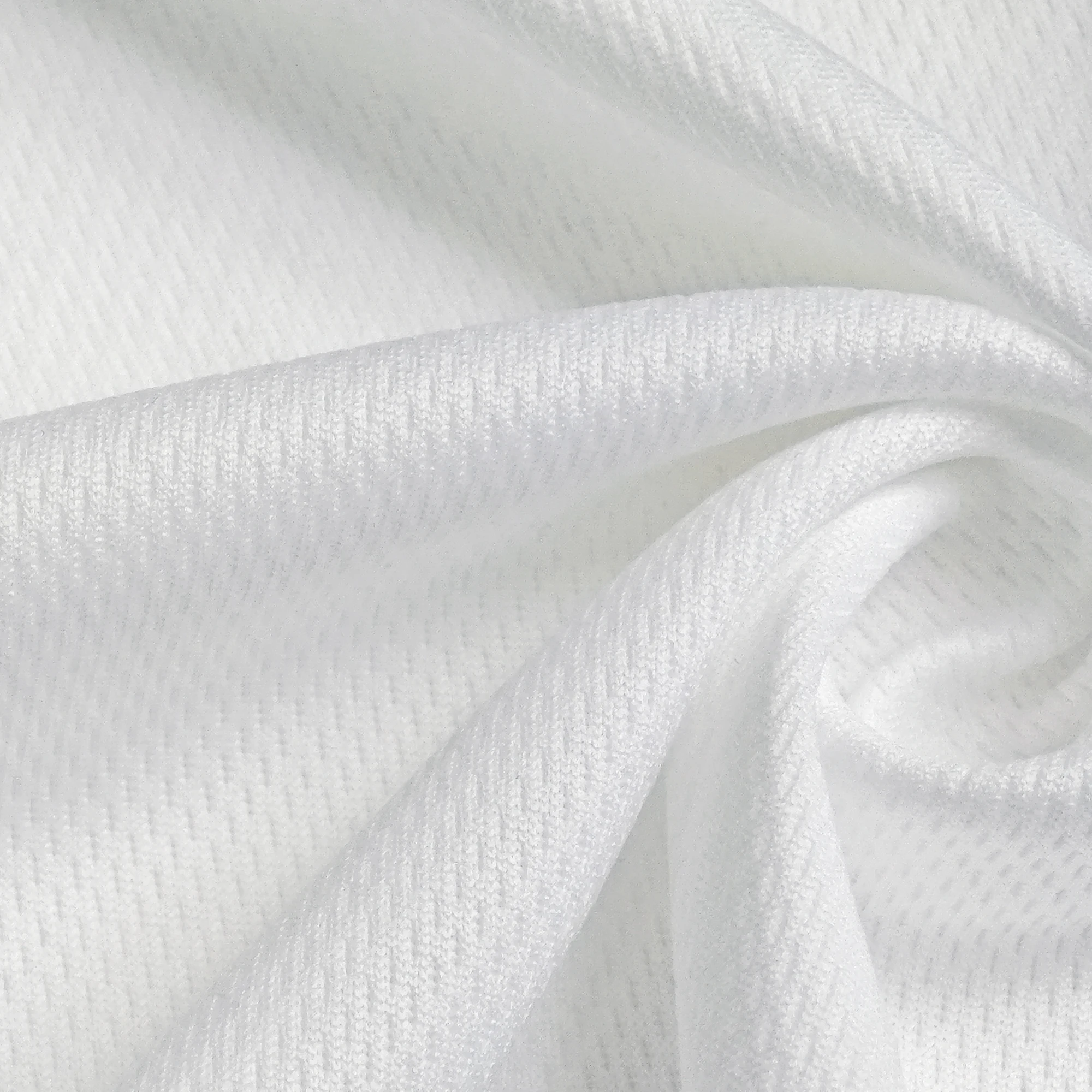 Perspiration Resistant Dry Fit Wicking 100% Polyester Low Stretch Bird Eye Close Mesh Fabric For Sportswear