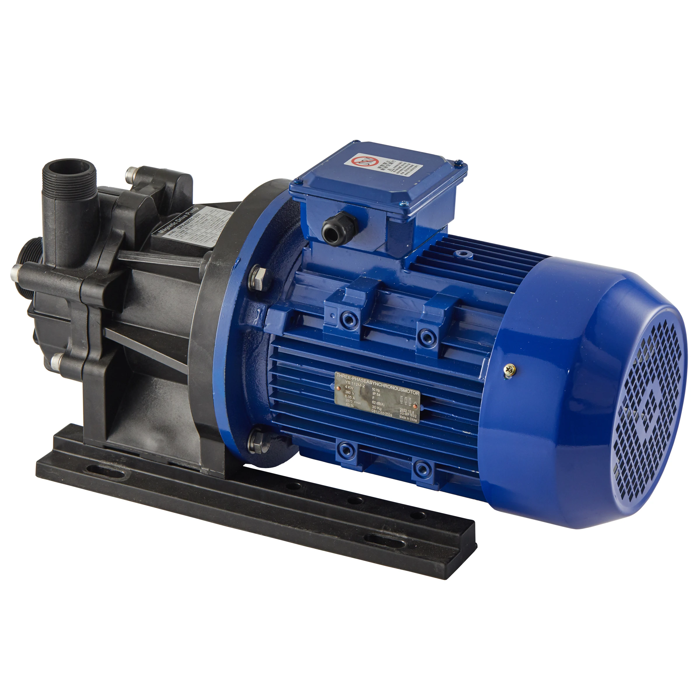 Big Power 3KW MPH-425 Magnetic Drive Leakless PP Acid Alkali Resistant Corrosion Resistant Electroplating Circulating Water Pump