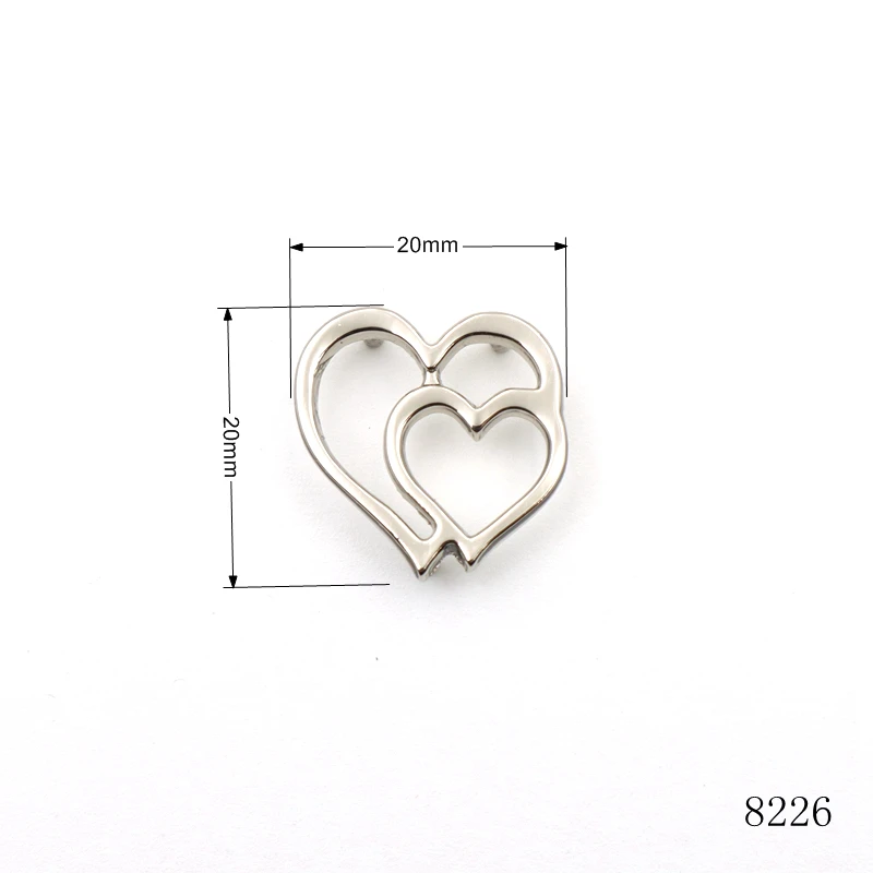 High End Brand Design Metal Letters Logo custom logo plate Metal Bag Logo for Shoulder Bag