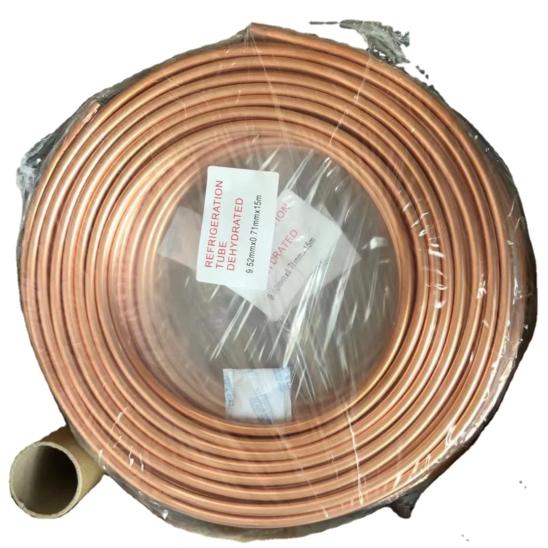 Copper coil 1/4' 1/2' inch copper tube for air conditioner and refrigerator
