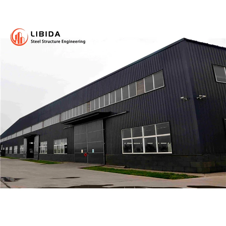 Factory Metal Frame Storage Shed Steel Prefab Commercial Warehouse Prefabricated Steel Structures Building