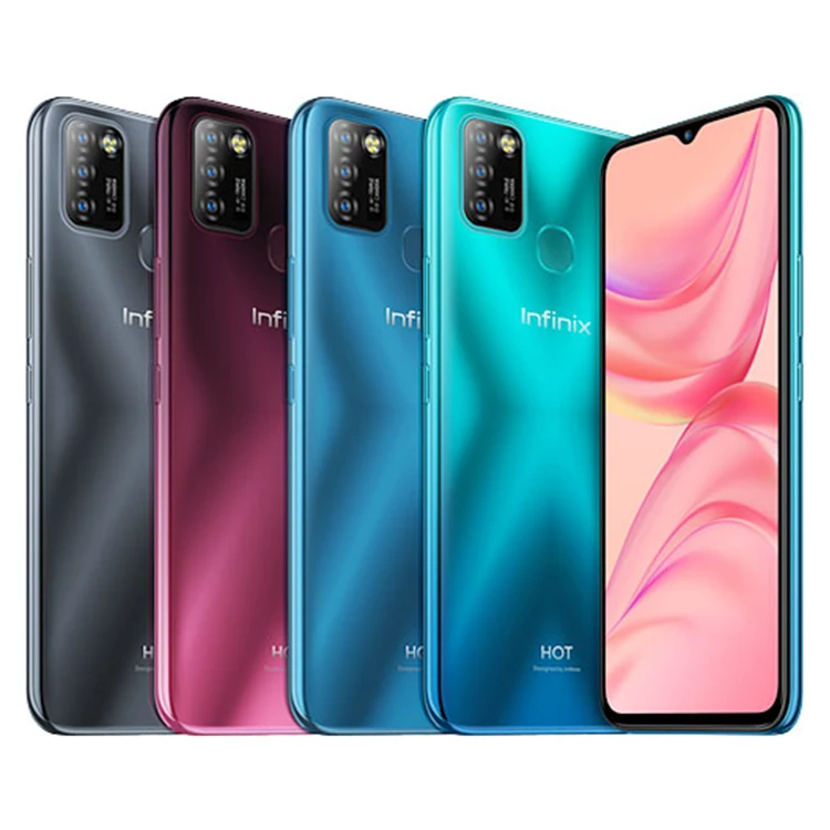 Мобильный телефон lnfinix Hot 10 Lite 2 Гб 32 ГБ разблокировка по лицу 6 дюйма HD 1600*720P аккумулятор 5000 мАч камера 13 МП Helio A20 Tecno