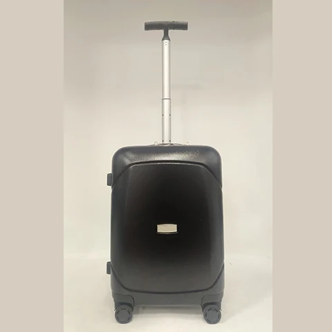 PC luggage suitcase single trolley cabin carry on travel hardshell case lightweight pc hard suitcase