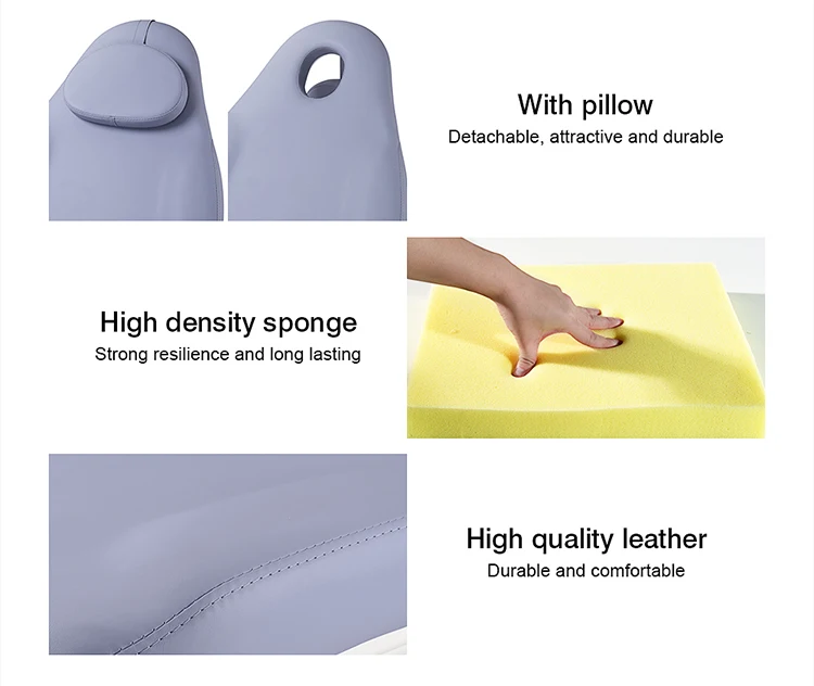 electric spa bed cosmetic body spa massage bed facial electric bed 3 motors