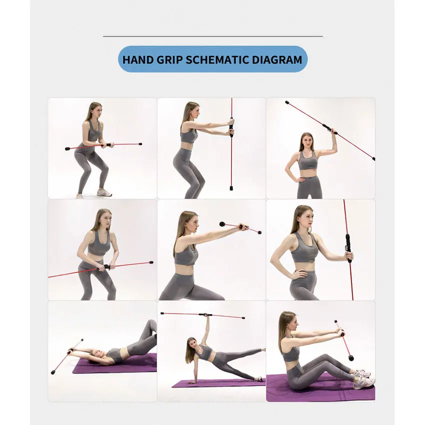 Flexy Workout Flexi Bar For Isolation With Bag