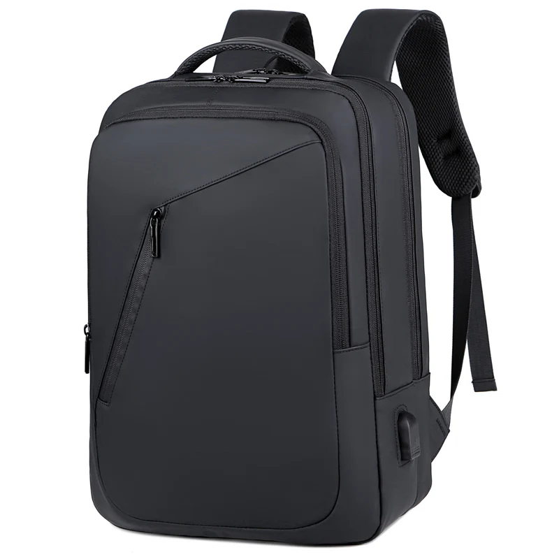 wholesale high capacity polyester water resistant school backpack mens casual backpack laptop backpack