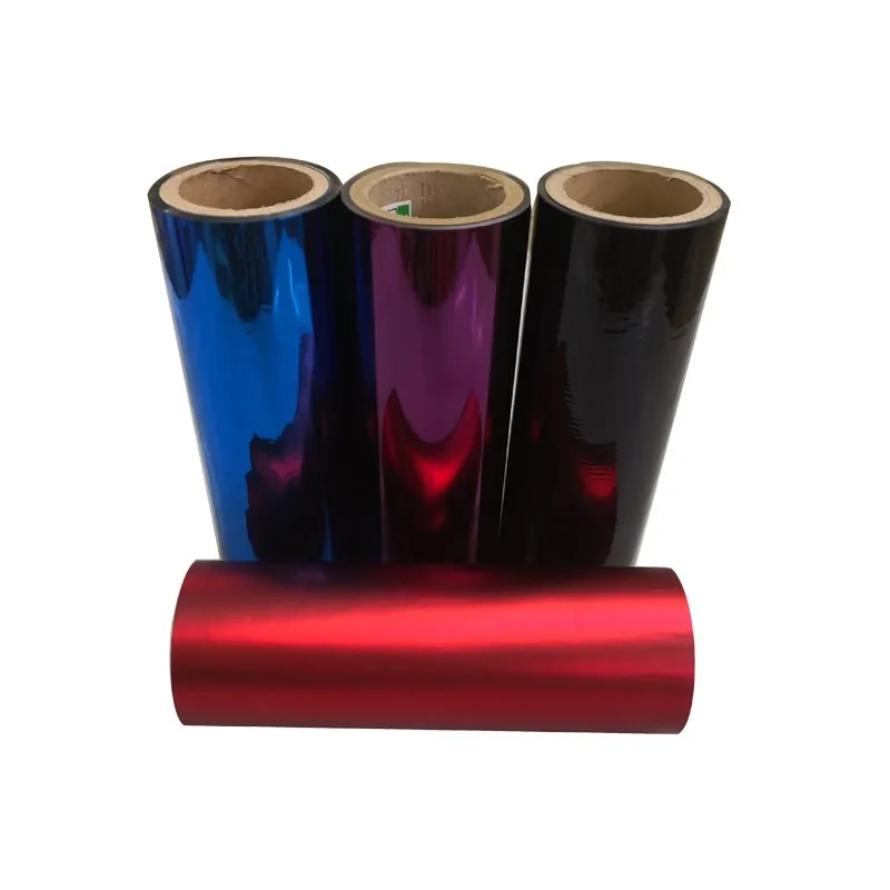 Manufacturer BOPP  Iridescent Rainbow Metalized Thermal Laminating Film  For Packaging Material