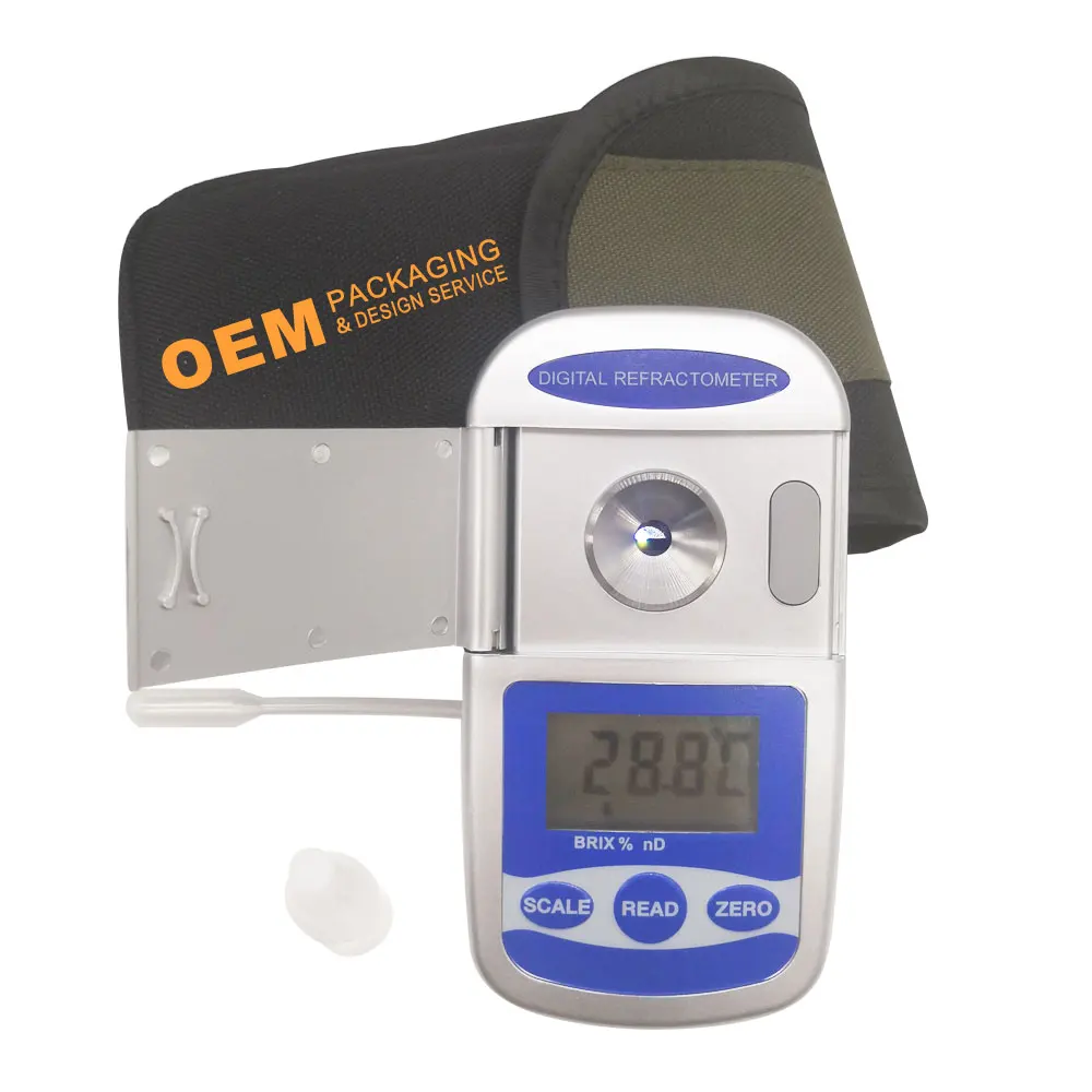 Auto Refractometer China Brix Digital Refractometer  With RI(ND)