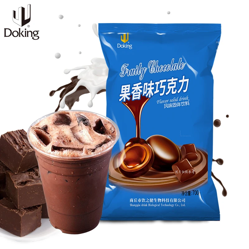 Doking 700G Gigh Quality and Low Price Multi-Flavor Fruity Chocolate Powder( Solid Flavored Drinks)