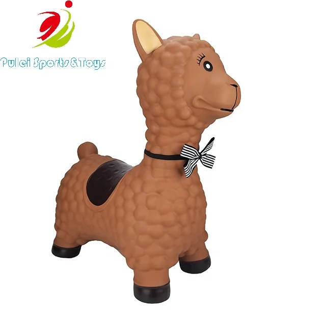 Factory hot sale inflatable hopper jumping lama toys for kids indoor and outdoor play