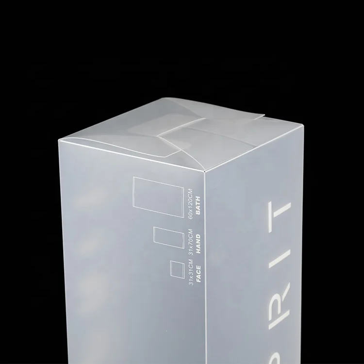 Customized Blank Frosted PP Packaging Box Transparent PET Box Clear PVC Plastic Box
