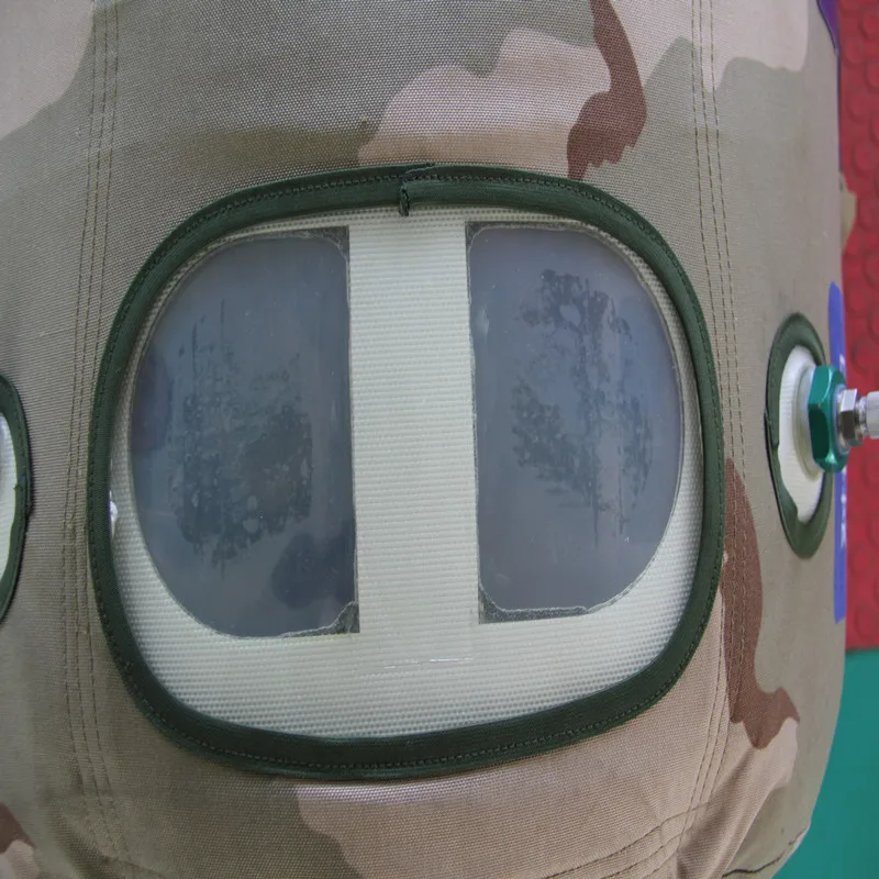 soft portable pressuring chamber 2.5ATA or 0.15MPa medical hbot chamber ambulance bus use