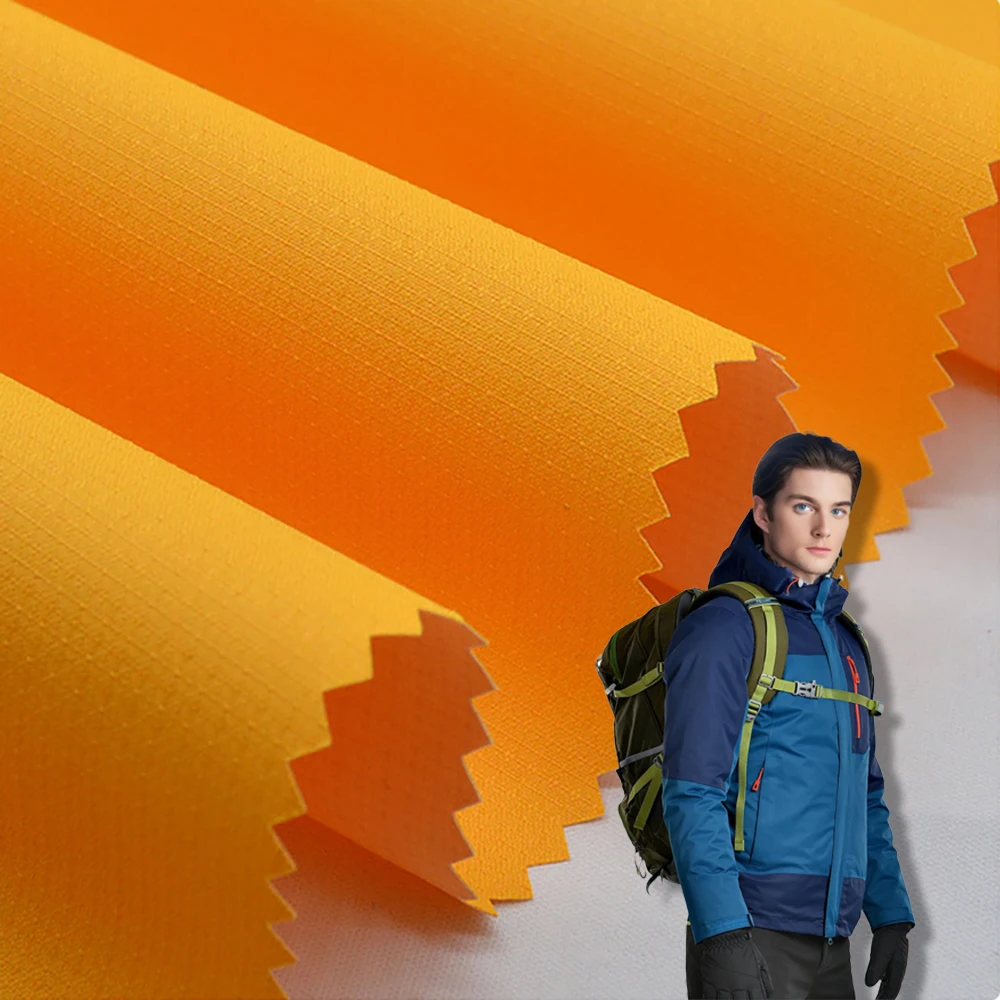 Ready-to-use jacquard pvc jacket fabric waterproof wear-resistant work clothes raincoat fabric