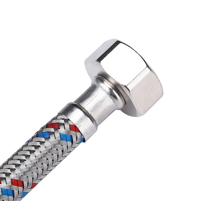Stainless Steel Flexible Braided Metal Hose For Wash Basins Inlet Hose Water Pipe