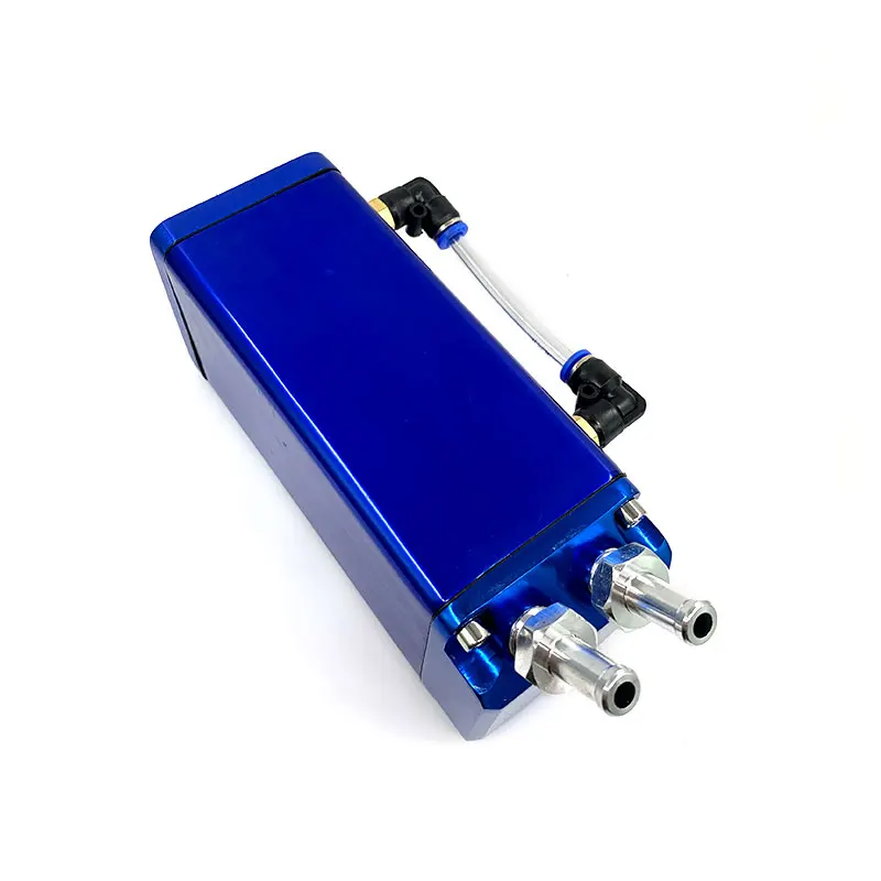 
Auto engine blue square aluminum car oil catch can diesel 
