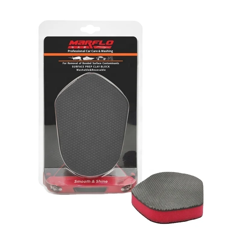 
MARFLO Auto Care стирка глиняный брусок поверхности блок автохимия полировки пенный очиститель для полировки волшебный глиняный брусок Pad BT-6046 P1M 