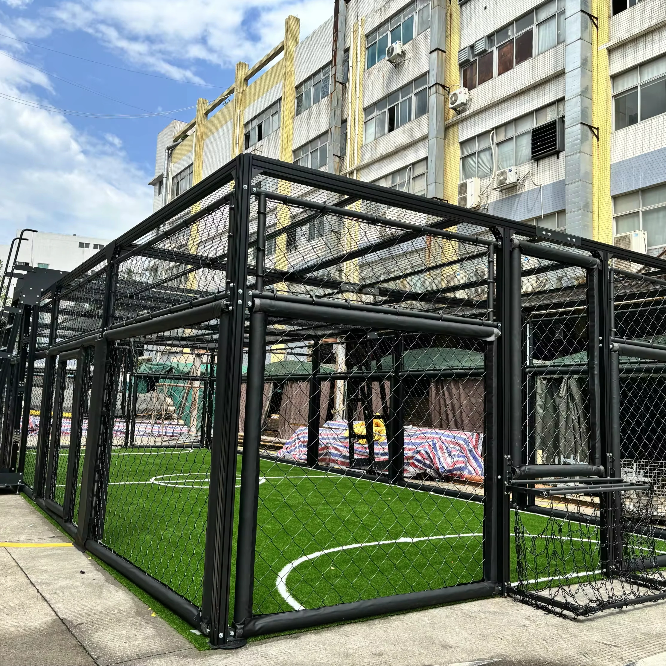 Manufacturer Outdoor Sport Field Football Soccer Panna Cage