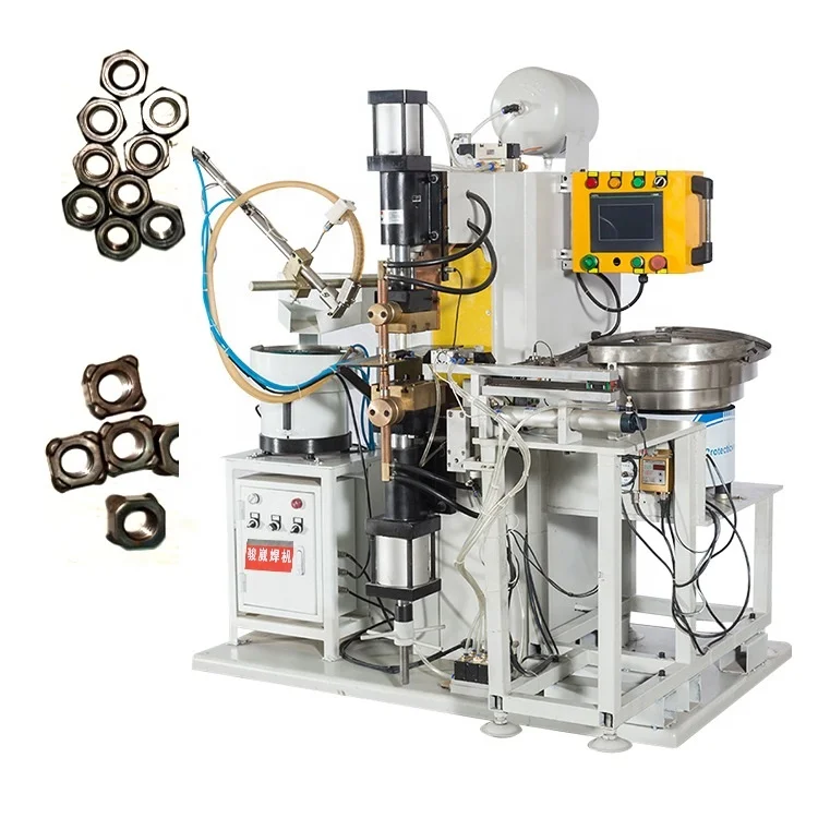 Spot welding machine for screw nut welding production line use, 50KVA projection welding facility for iron and stainless steel