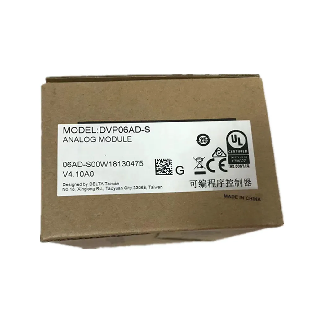 100% new original DVP06AD-S  delta dvp plc control 	plc delta extension