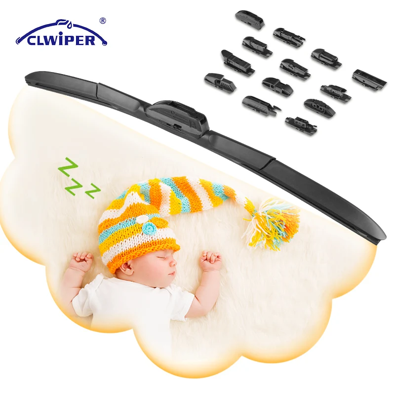CLWIPER  best car windshield  hybrid wholesale wiper blades with 13 adapters