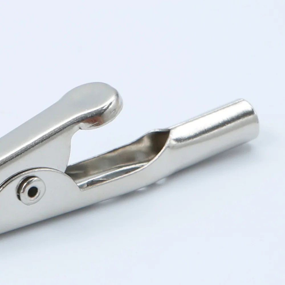 Прямая поставка с завода, высококачественный зажим крокодил из нержавеющей стали, Электрический с пластиковыми ручками