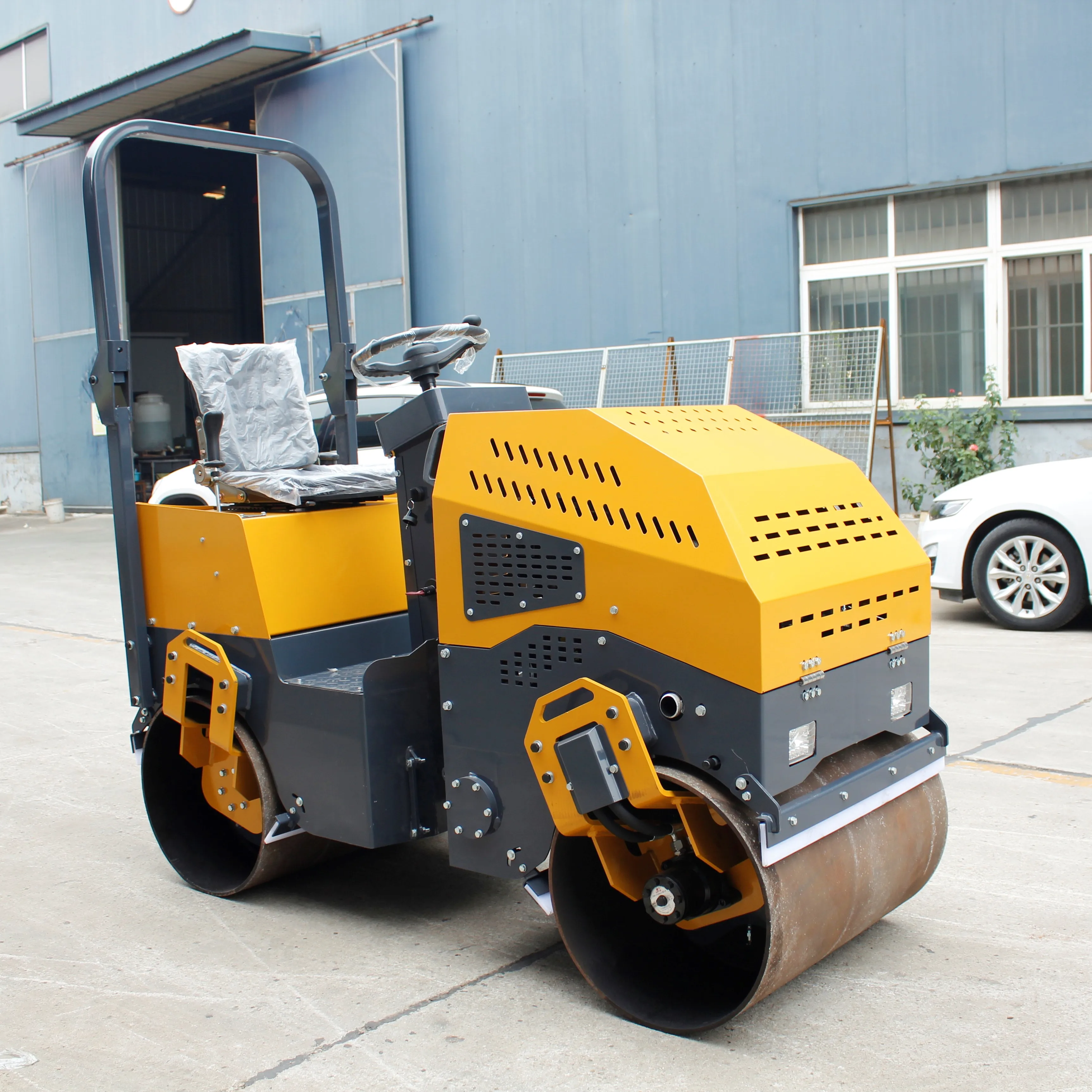 Construction machinery OEM EPA 1Ton 2Ton 3Ton 3.5Ton 6Ton 8Ton 10ton asphalt Vibratory ride on soil road roller compactor