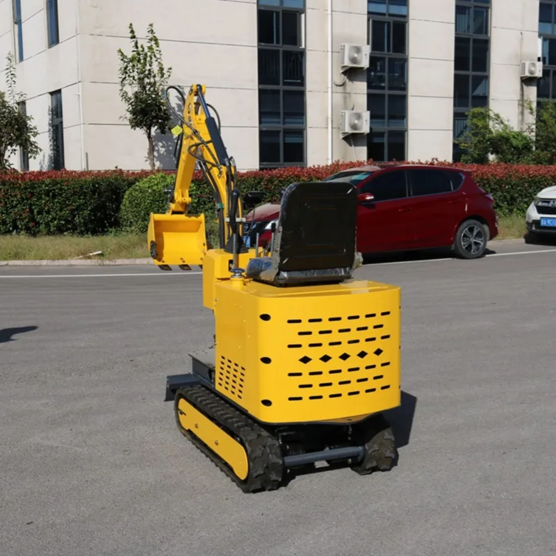 Free Bucket Mini Excavator 800kg Electric Bagger Indoor Digger with Side Swing CE EPA Euro 5