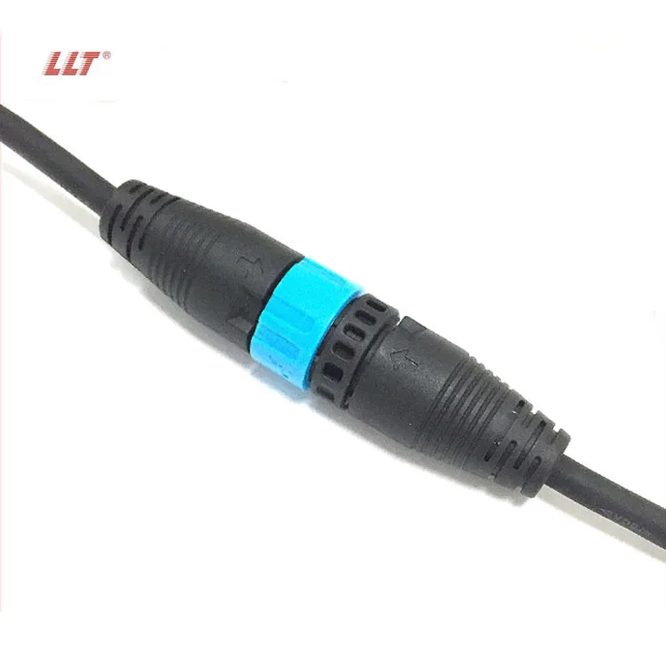 LLT Factory Price Outdoor M19 3Pin Fast Waterproof Power Connector Cable for lighting