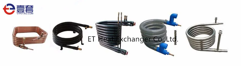 Customized Coaxial Heat Exchanger For Sea Water Cooled