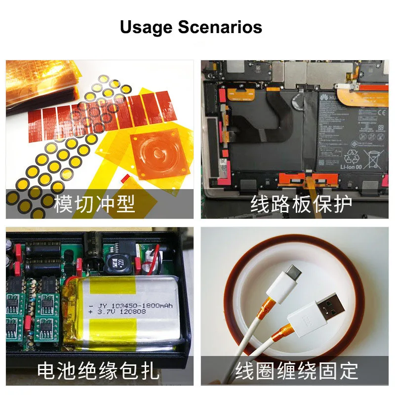 Custom gold finger laminating tape high temperature PI laminate tape with release film green high temperature tape manufacturer