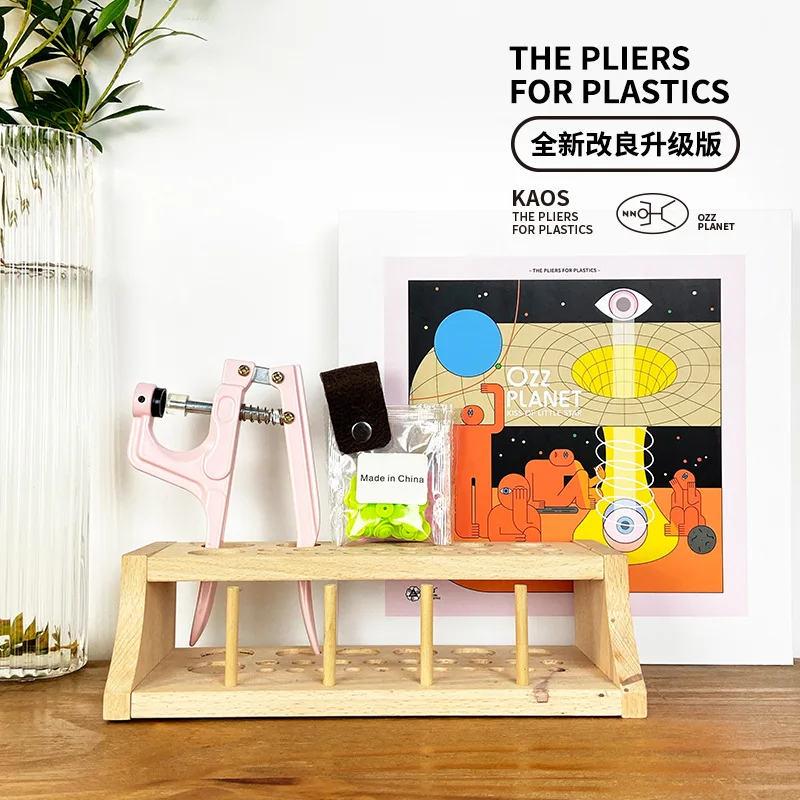 Hot selling fashion wholesale clamp pliers kit plastic snap button pliers Sewing Accessory Set for Knitting Hand Work Tool