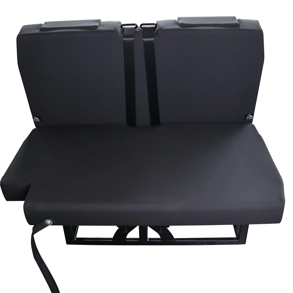 Wholesale Trifold bed seat multi-function 3/4 bed reclining for  RV seat custom color R.I. B Bed Triplefold seat for van T5T6 M1