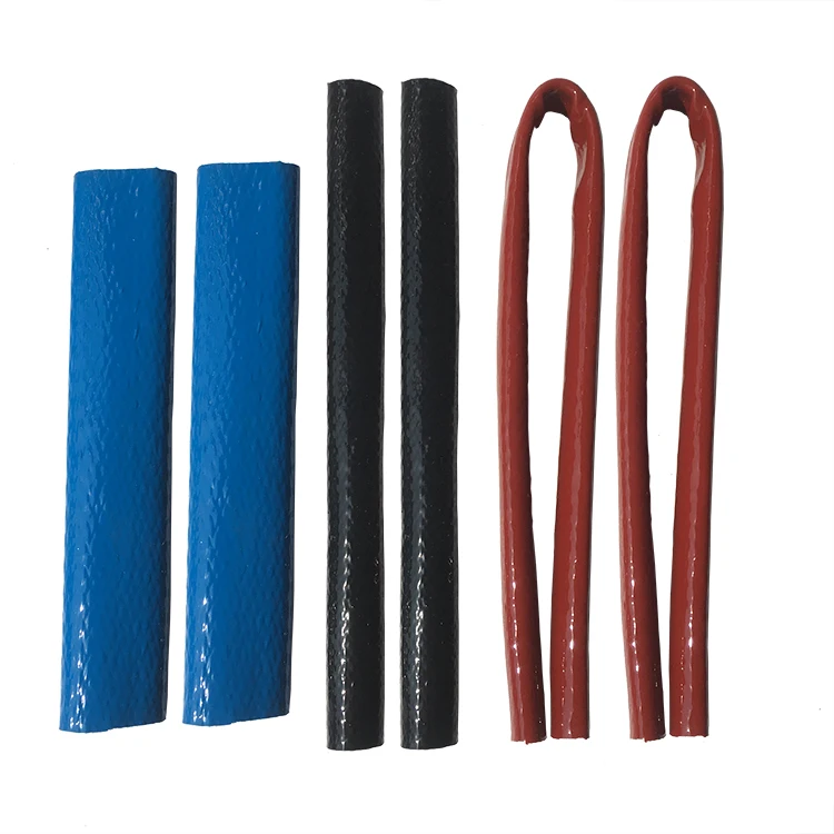 40mm Hydraulic Hose Heat Protection Fire Resistant Silicone Coated Fiberglass Sleeving for Power Plant Shipyard