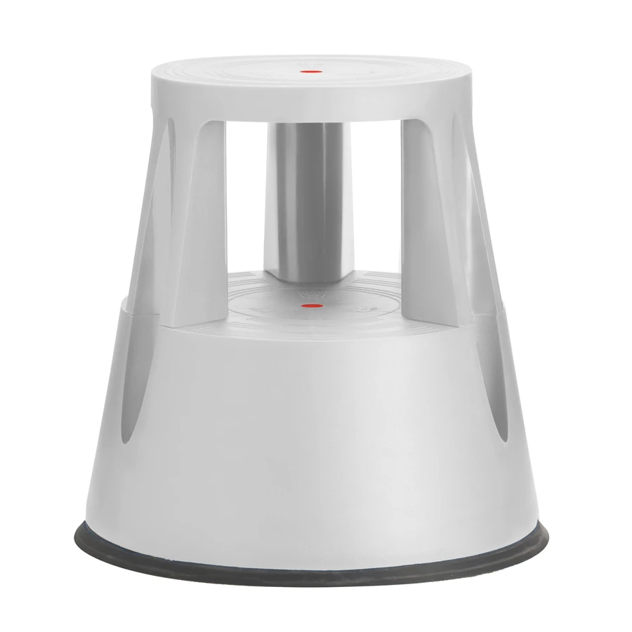 TWINCO Plastic 2 step stool with wheels