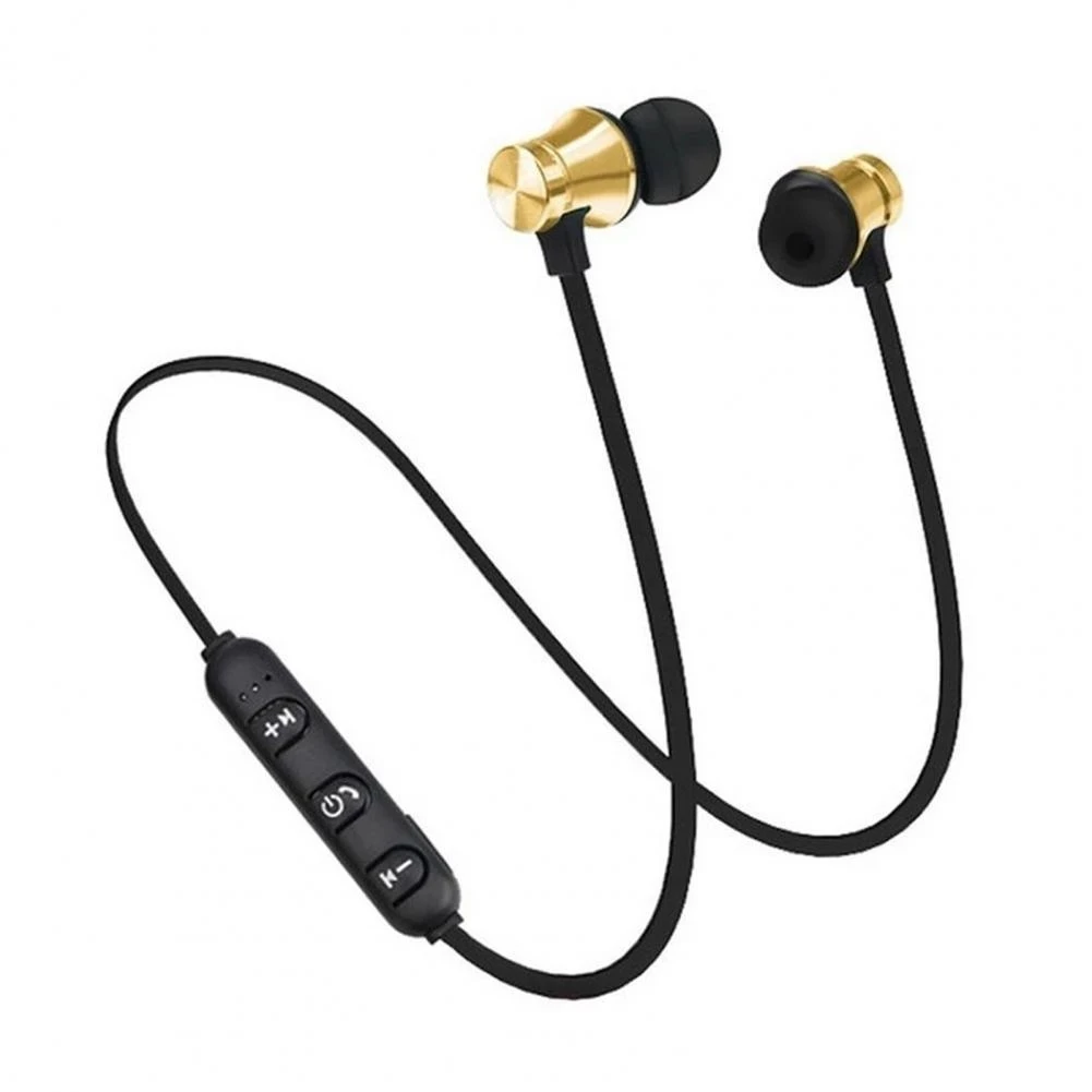 Wholesale Stereo Sport Earphone Waterproof Music Headphone Handsfree Mic Earpiece Wireless Headset Neckband Earbuds For phone