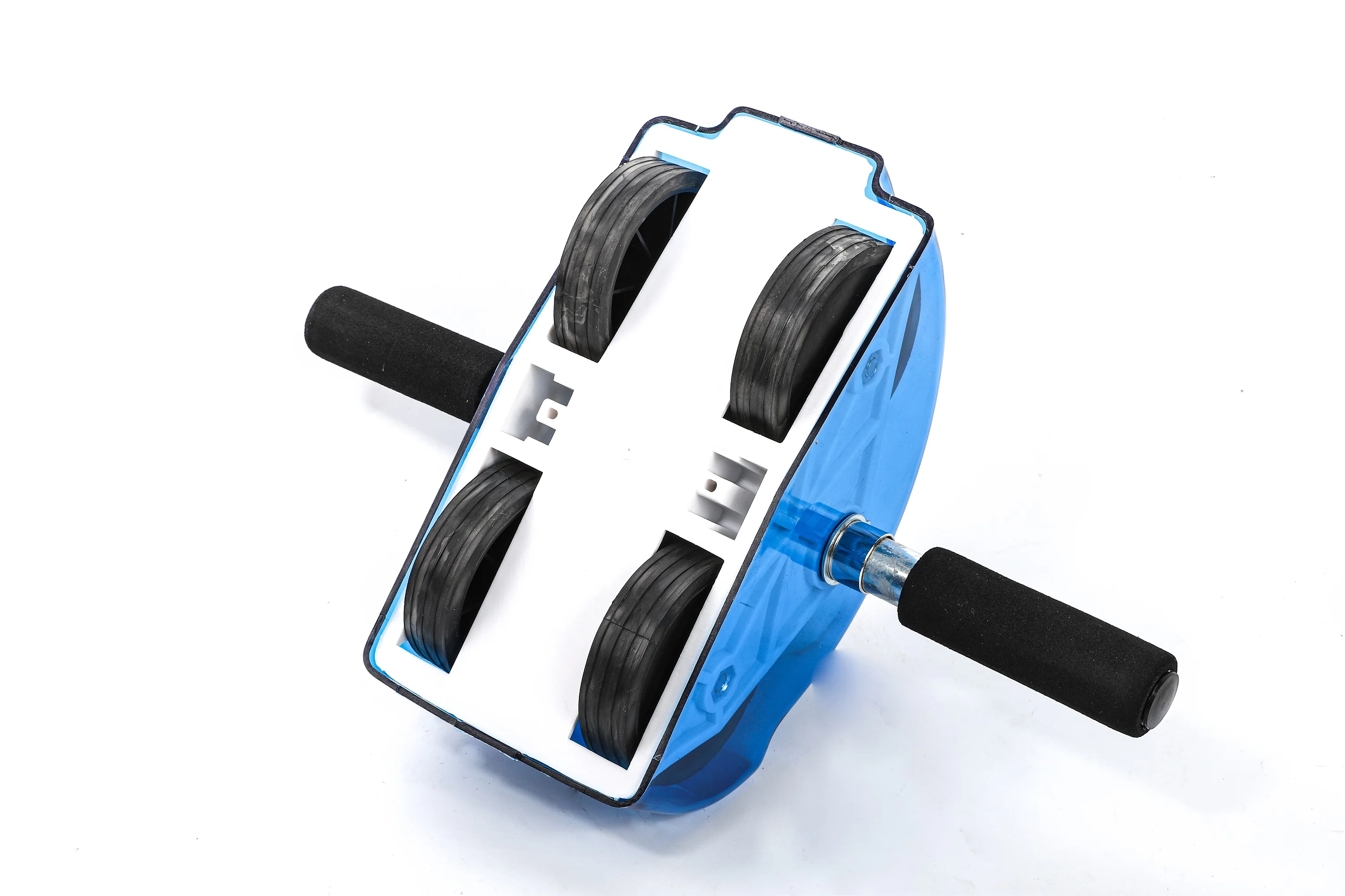 Exercise Training Muscle Kneeling Pad Custom Abdominal Wheel Ab Rollers Ordinary Orange Accessories OEM Steel Stainless Logo TPR