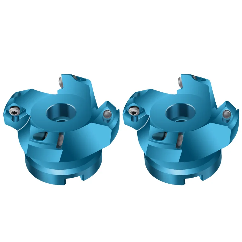 KM12 high-gloss aluminum cutter head 45 degrees SEKT1204 lightweight aluminum alloy face milling cutter head