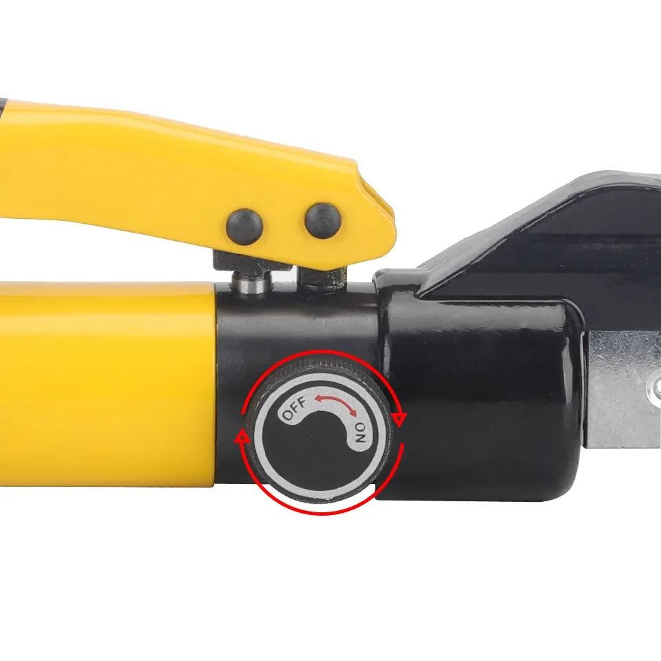 10 Ton Hydraulic Crimping Tool 12 AWG-2/0 AWG Battery Cable Railing DIY Grade Carbon Steel Material OEM Customization Support