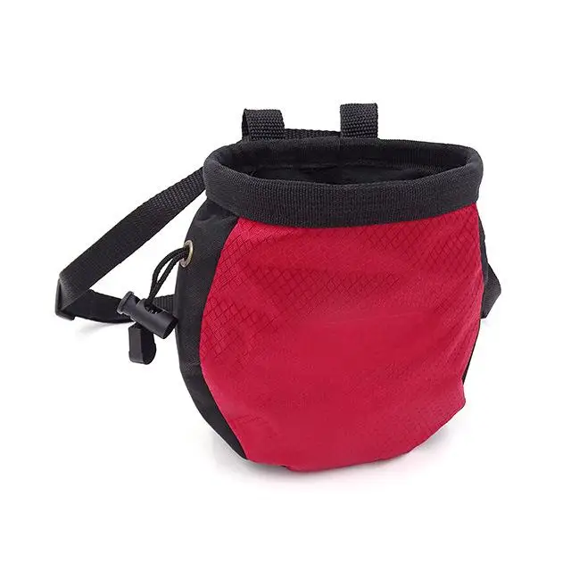Durable Lightweight Rock Climbing Weightlifting Bouldering Chalk Bag with Magnesium powder